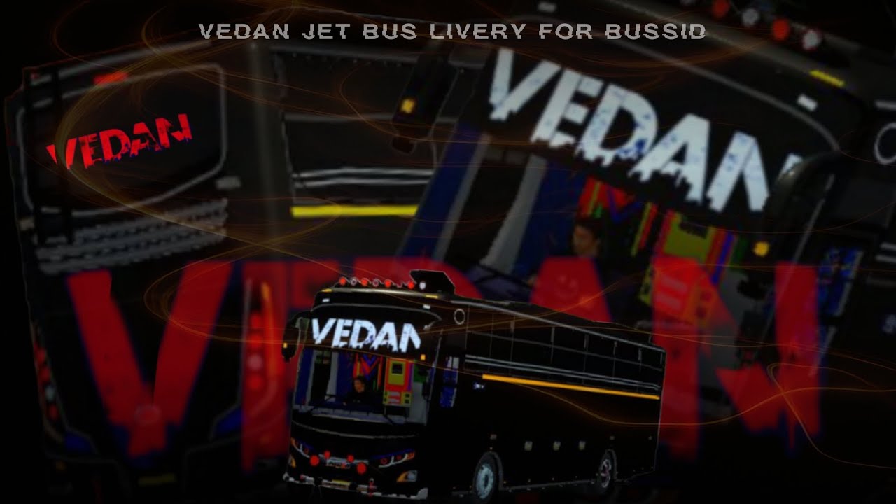 VEDAN jet bus livery for bussid | 4k jet bus livery for #bussid 
