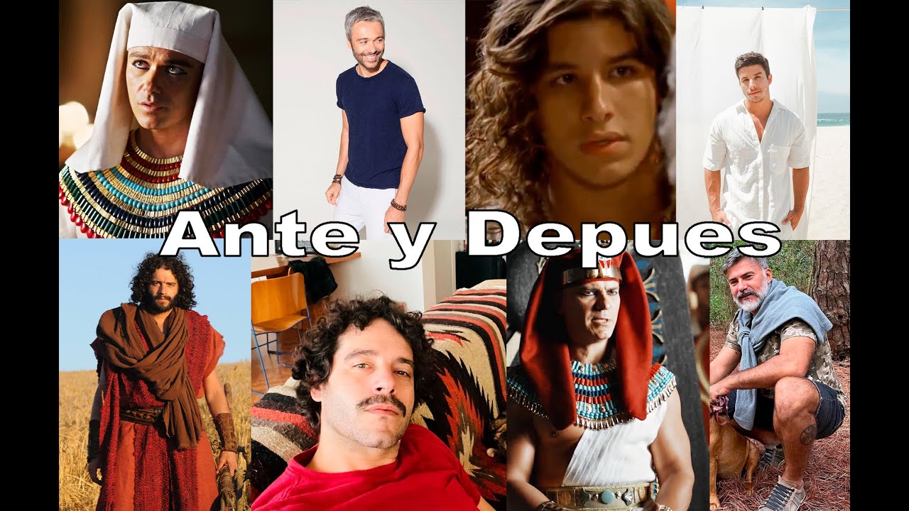 Todos los Actores de José de Egipto Ante y Despues Versión 2013-2021