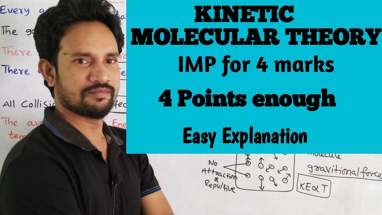 KINETIC MOLECULAR THEORY OF GASES / STATES OF MATTER /CLASS 11 CHEMISTRY /EASY EXPLANATION