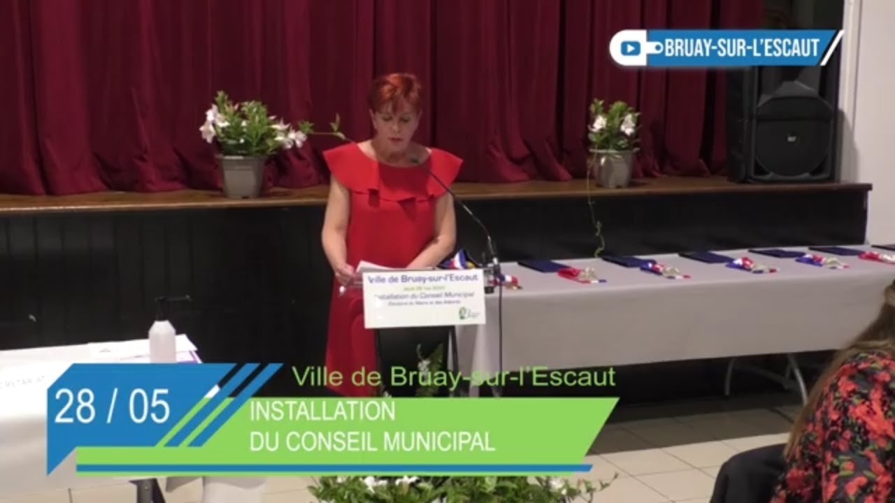 2020 05 28 Installation du Conseil Municipal - Ville de Bruay-sur-l'Escaut