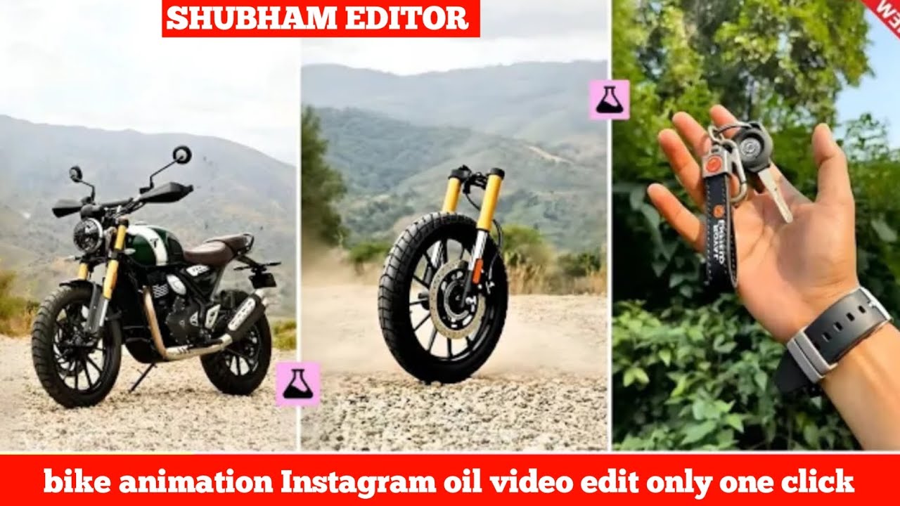 🚲🚳 bike 3D Animation #shubhameditor #ai #viral