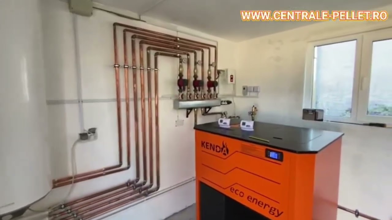 Centrala pe peleti Kenda 40 kw - Calitate superioara