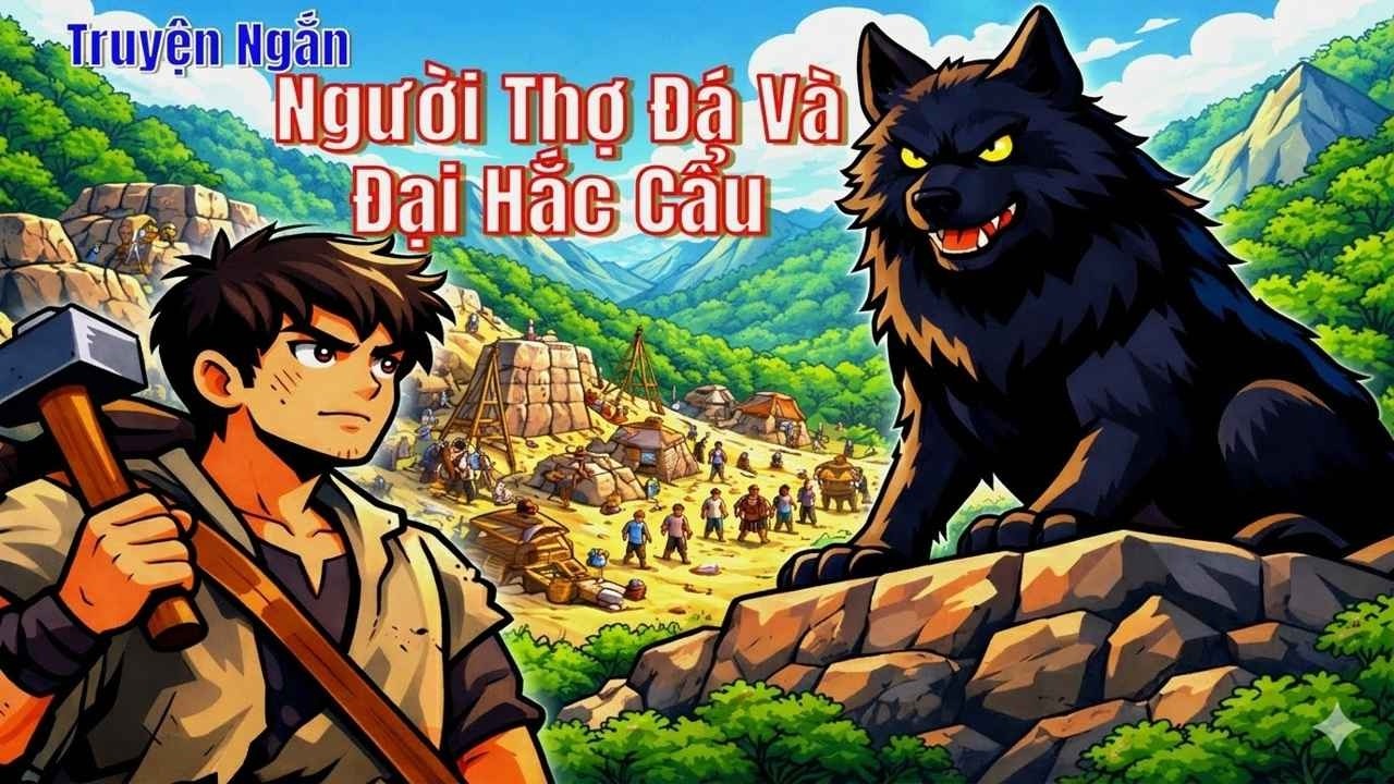 Người Thợ Đá Nhặt Được Quả Trứng Lạ ..Đêm Đó Nở Ra Đại Hắc Cẩu Khiến Cai Mỏ Hoảng Sợ|Truyện Dân Gian