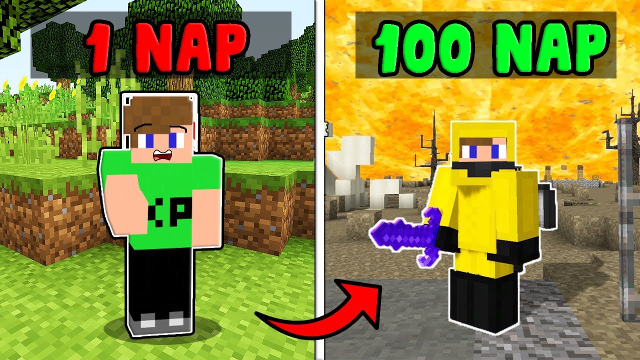100 NAP CSERNOBIL TÚLÉLTEM A MINECRAFT-BAN! 😱