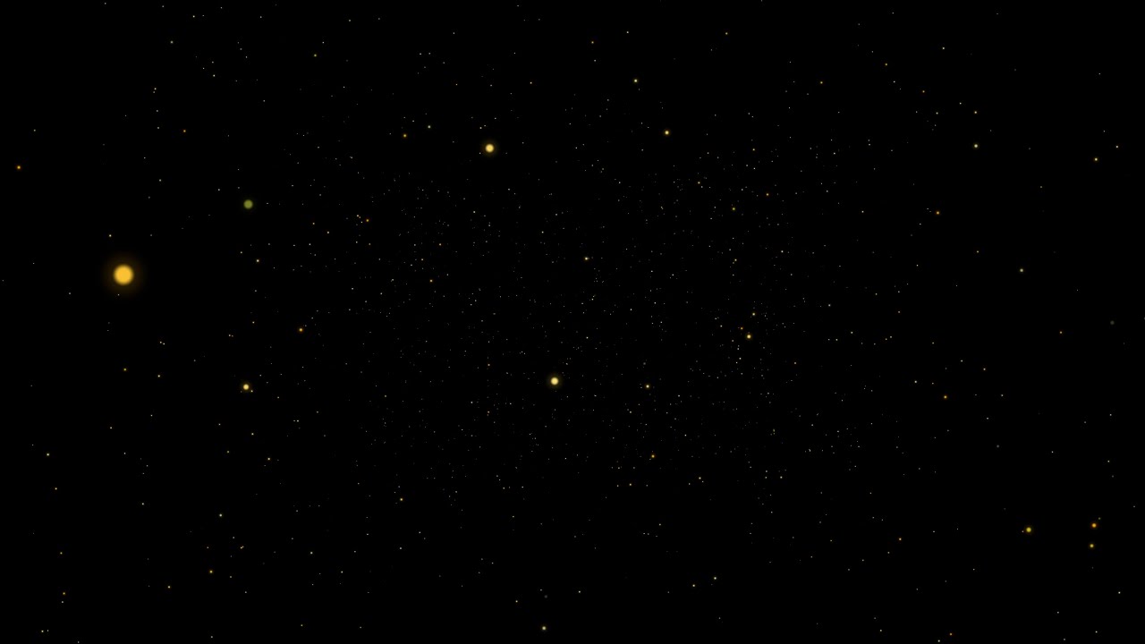 Flickering Fireflies Black Background 4K (No Loops)