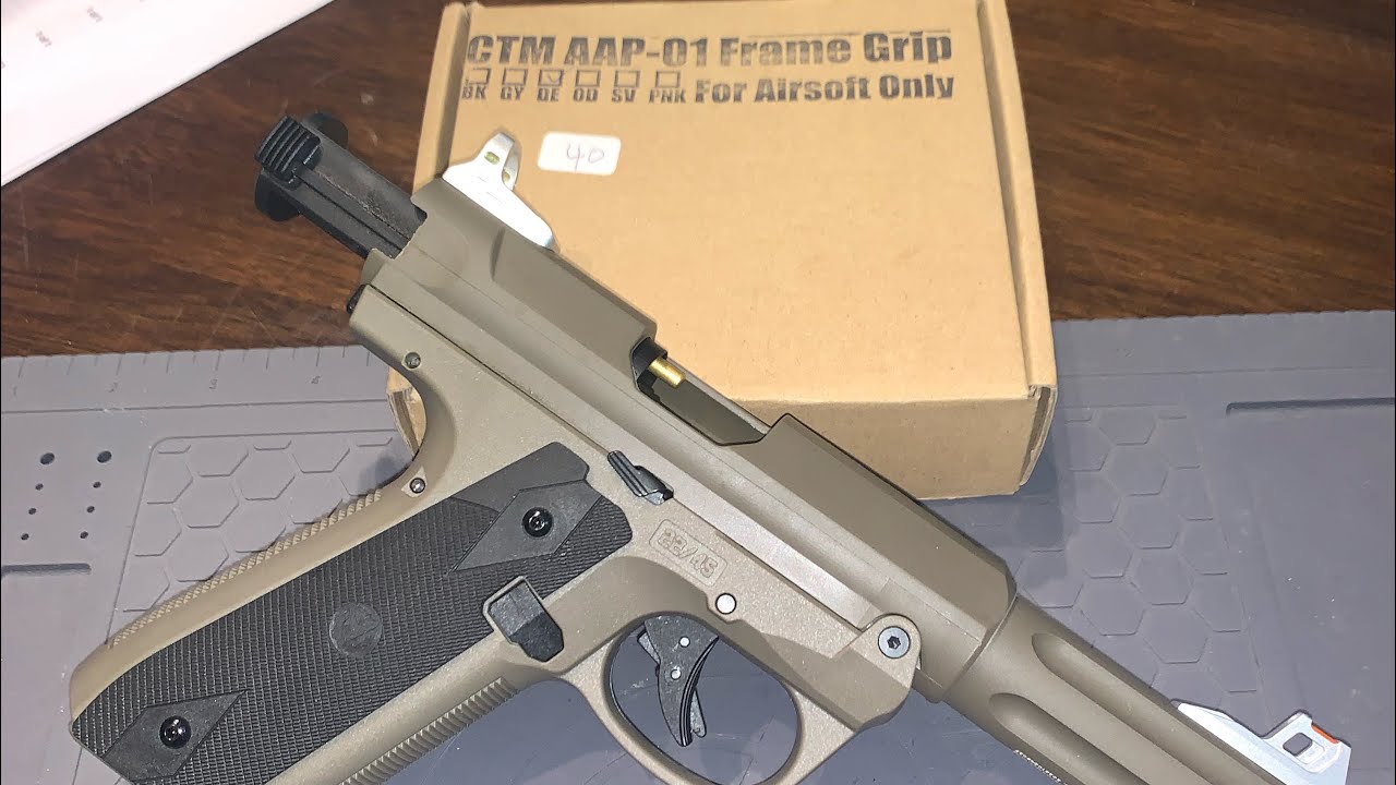 ASMR(ish) Install- CTM tac FDE Frame Grip for AAP-01