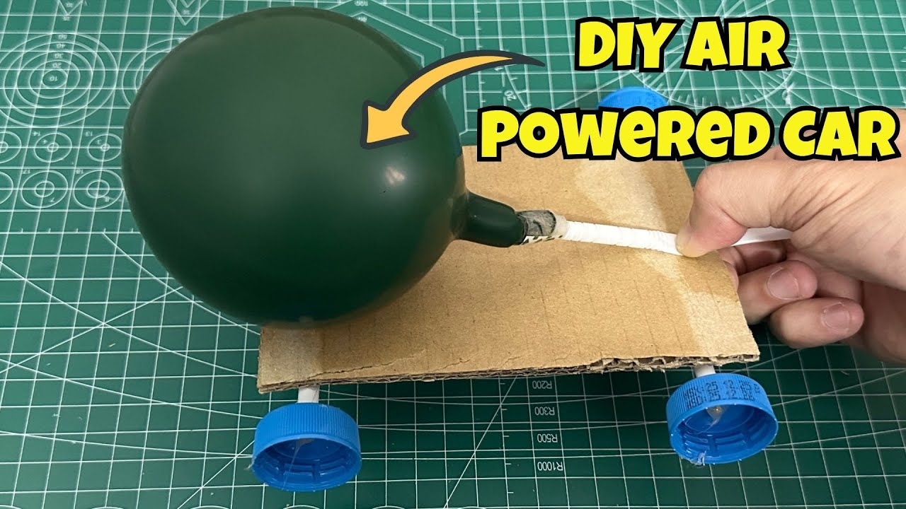 How to Make a Balloon Powered Car at Home 🎈🚗 | Balloon Powered Car DIY | Science Project for Kids