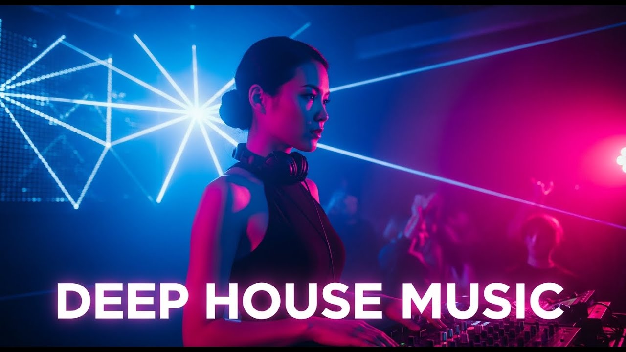 Deep House Music Night Focus Soundscape 🧠 Smooth Bass DJ Club Mix 2026