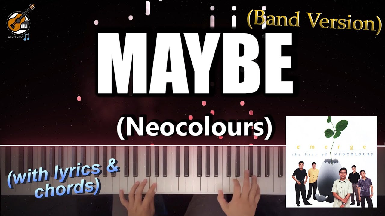 VIDEOKEYS: Maybe Neocolours (Piano Tutorial, Cover, Synthesia, Chords, Lyrics) Relaxing Karaoke