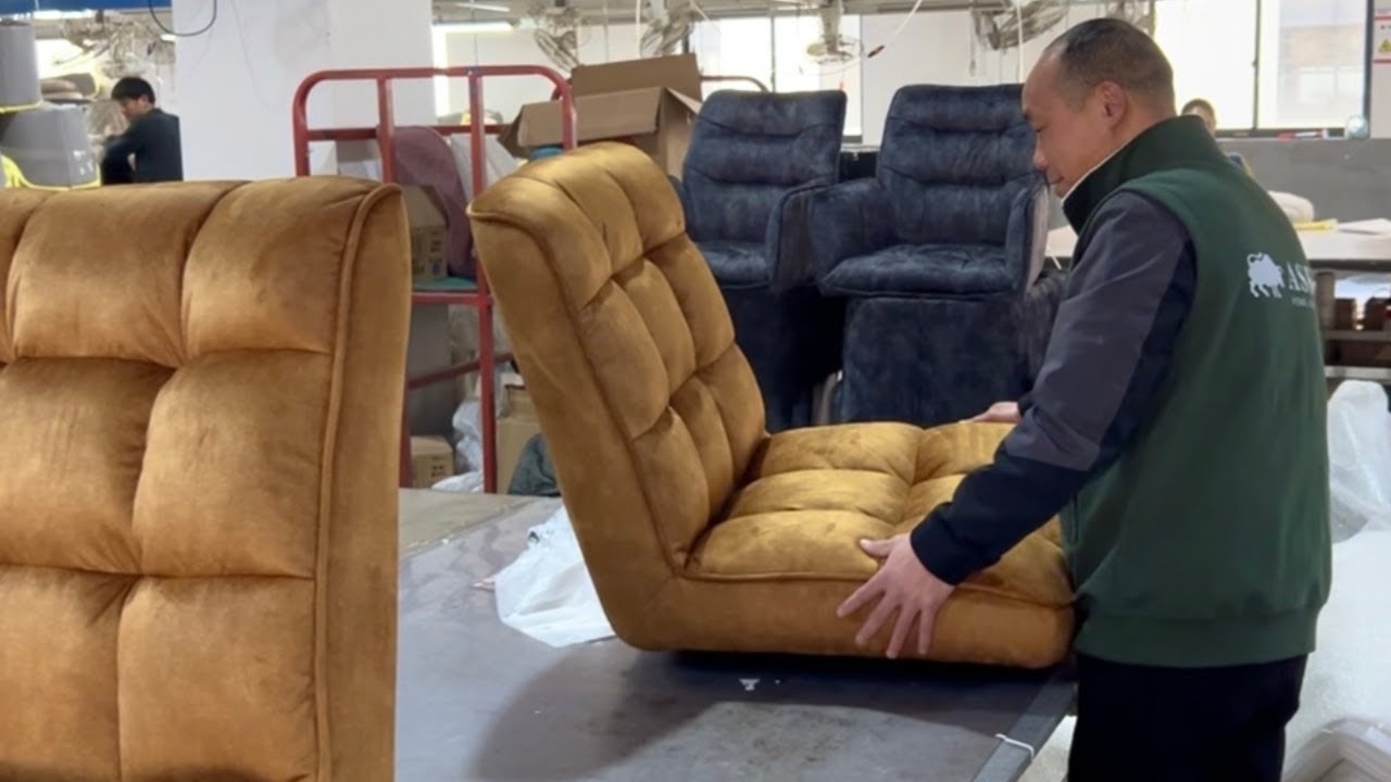 How Chair Factory Mass Produce High-Quality Chairs. Dining Chair Manufacturing Process