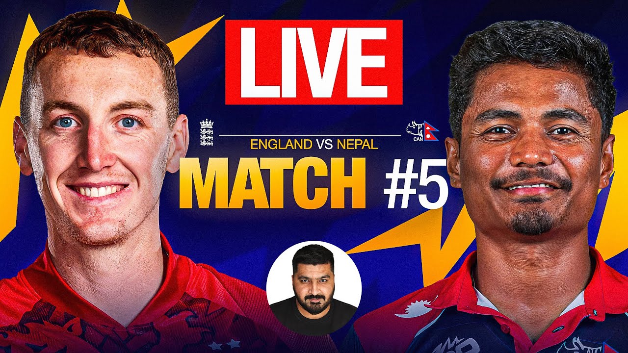 NEPAL vs ENGLAND T20 World Cup 2026 Live: NEP vs ENG Live Score & Commentary |