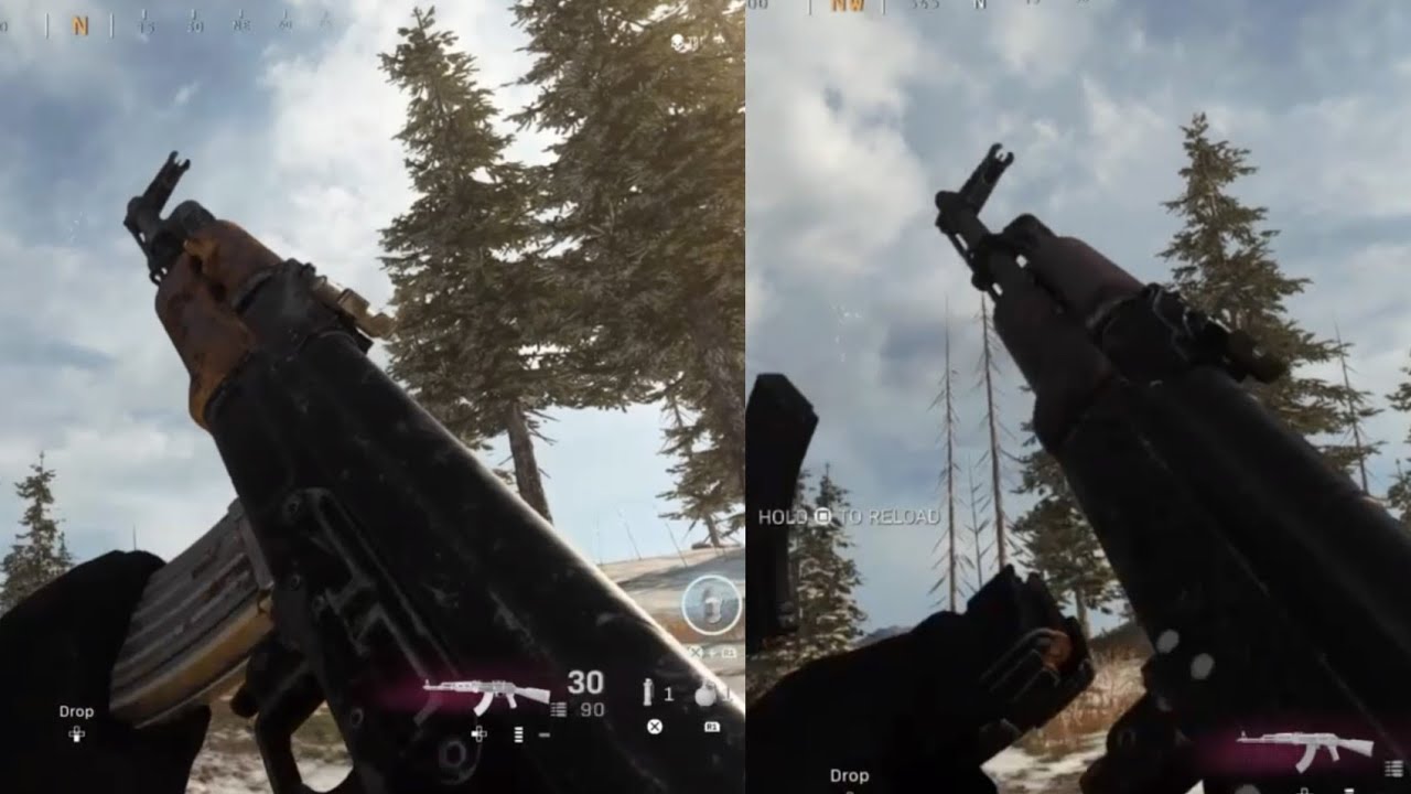 Cold War vs Modern Warfare Gun Sounds In Warzone