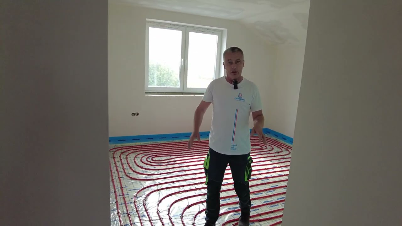 Încălzire în pardoseală REHAU, instalația apă rece-caldă, casă de locuit 190 mp.