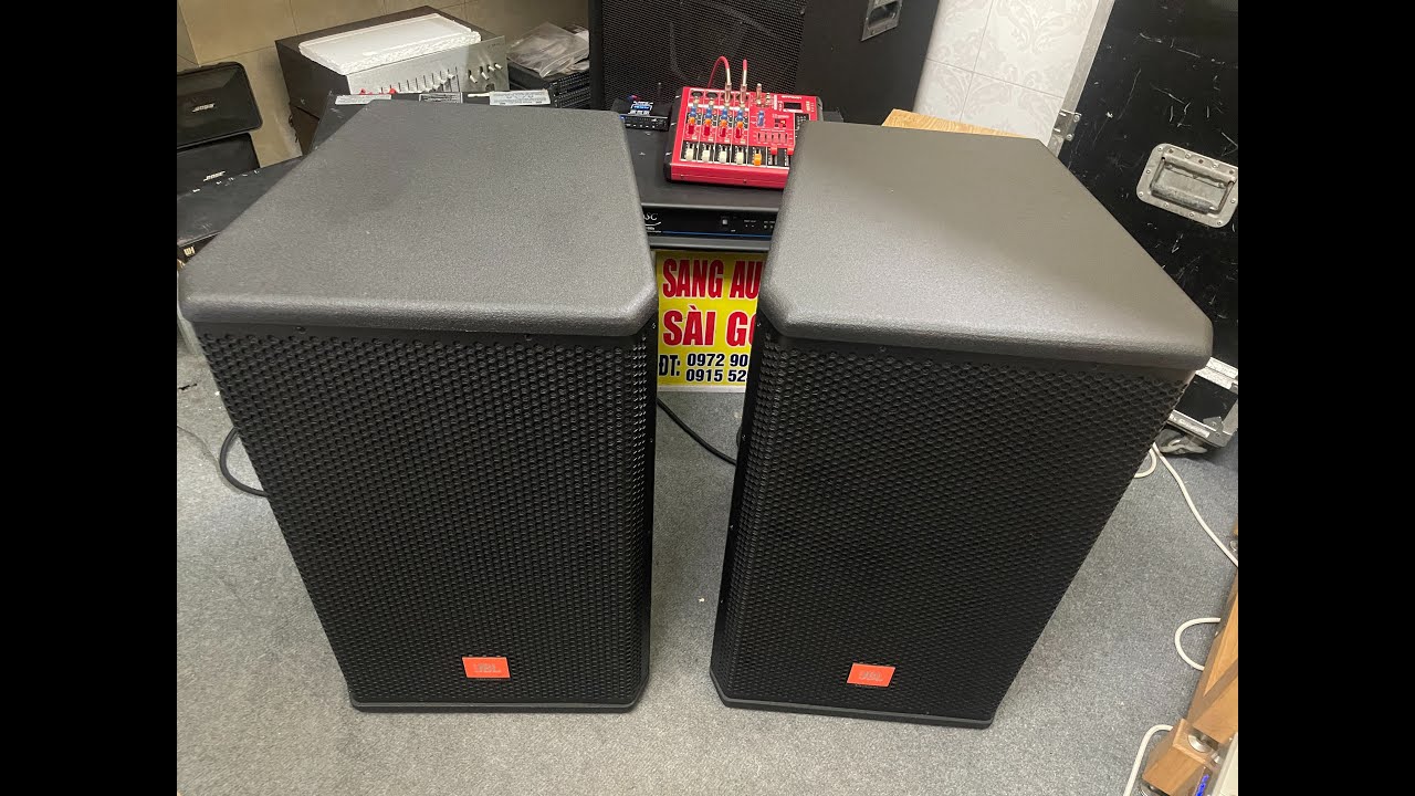 Chi Tiết Bên Trong Nội Thất Và Test Nhạc Cặp Loa JBL MRX 515 Tại Sang Audio