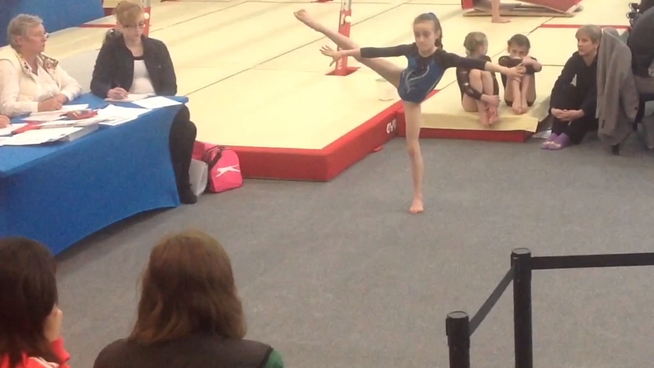Poppy Edwards age 9 Gymnastics- compulsory level 4 Champion - SW region - 2017 - Bristol Hawks