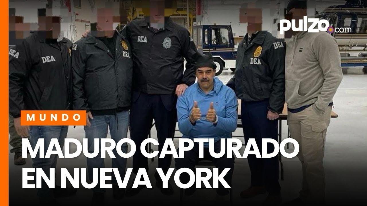 Primeras im&aacute;genes de Nicol&aacute;s Maduro en Estados Unidos