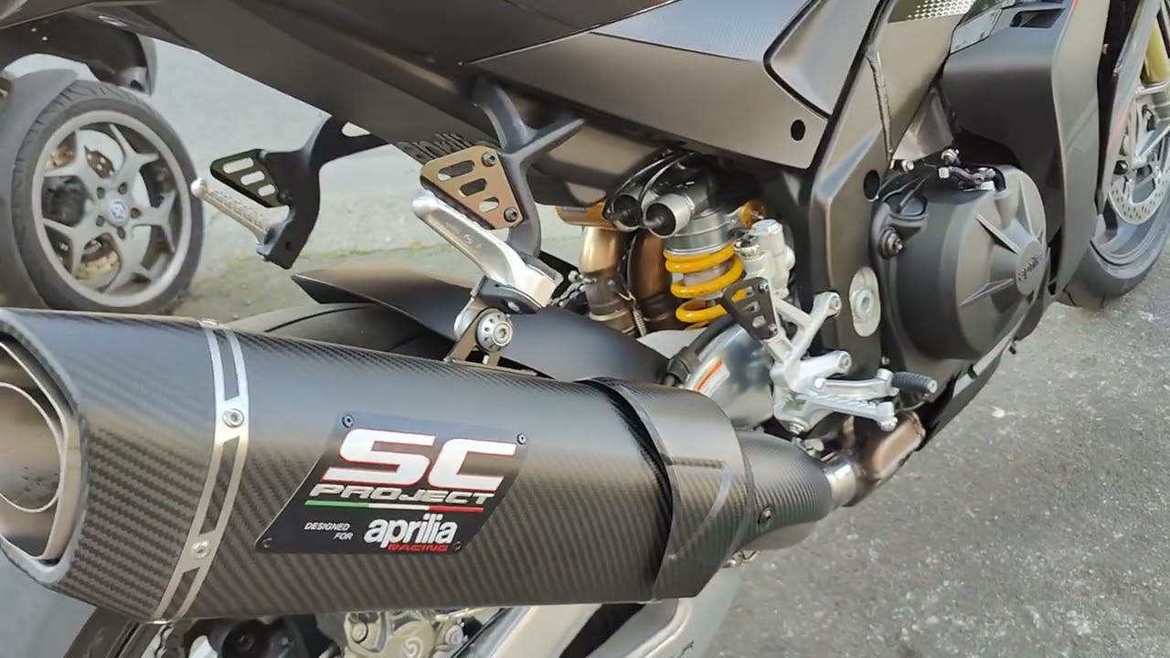 [2025-05-10] Aprilia RSV4 Factory 2025 SC Project Exhaust Sound - Saint Maur Motos