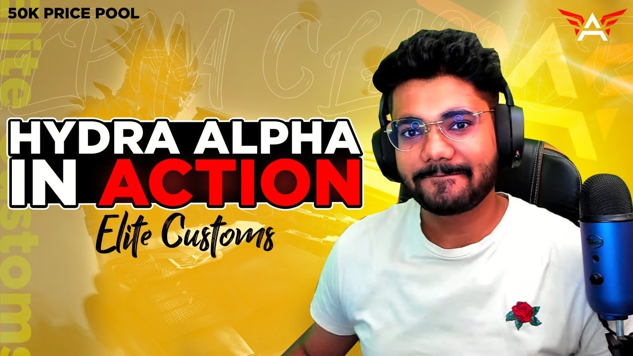 🔴H&yen;DRA | Alpha! - ELITE CUSTOMS ME FULL ON ACTION!😍 DAY #4|| PUBG MOBILE! 🤯
