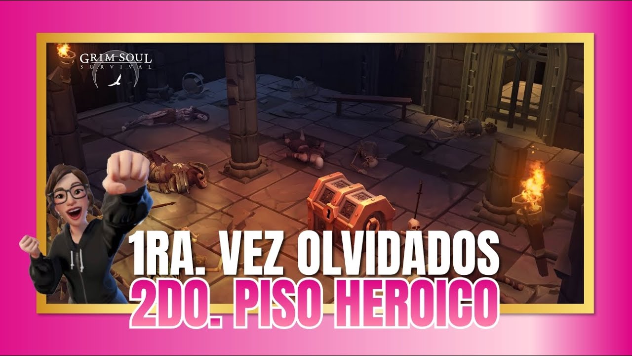 ¡Sobreviví al Segundo Piso Heroico! 🔥 | Calabozo de los Olvidados  |  Grim Soul ⚔️ V.7.9.0