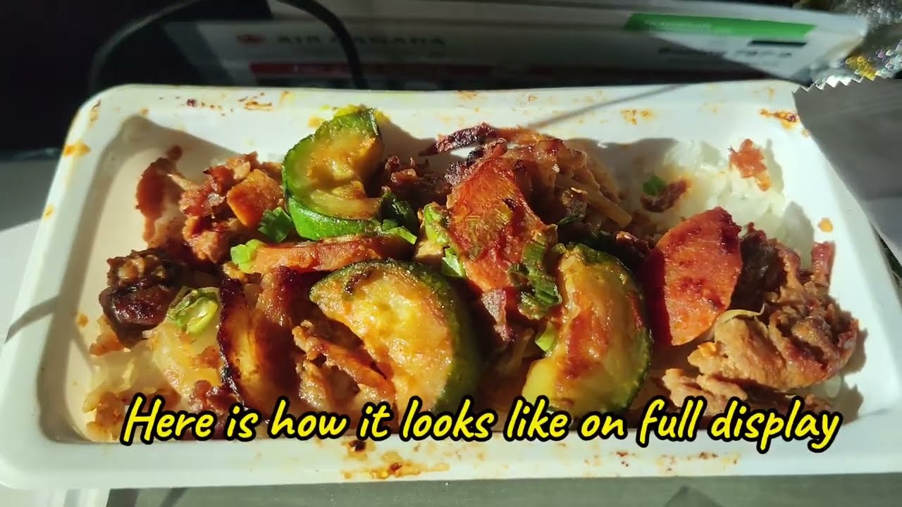 My review of Air Canada international flight meal set 2024 (Watch before you fly with Air Canada)
