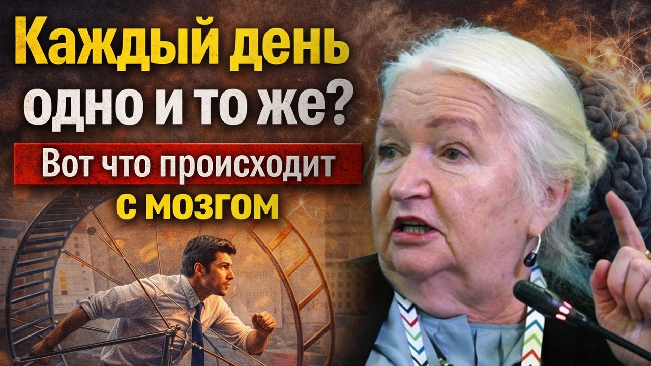 🔥 Каждый день одно и то же? Вот что происходит с мозгом ... Татьяна Черниговская