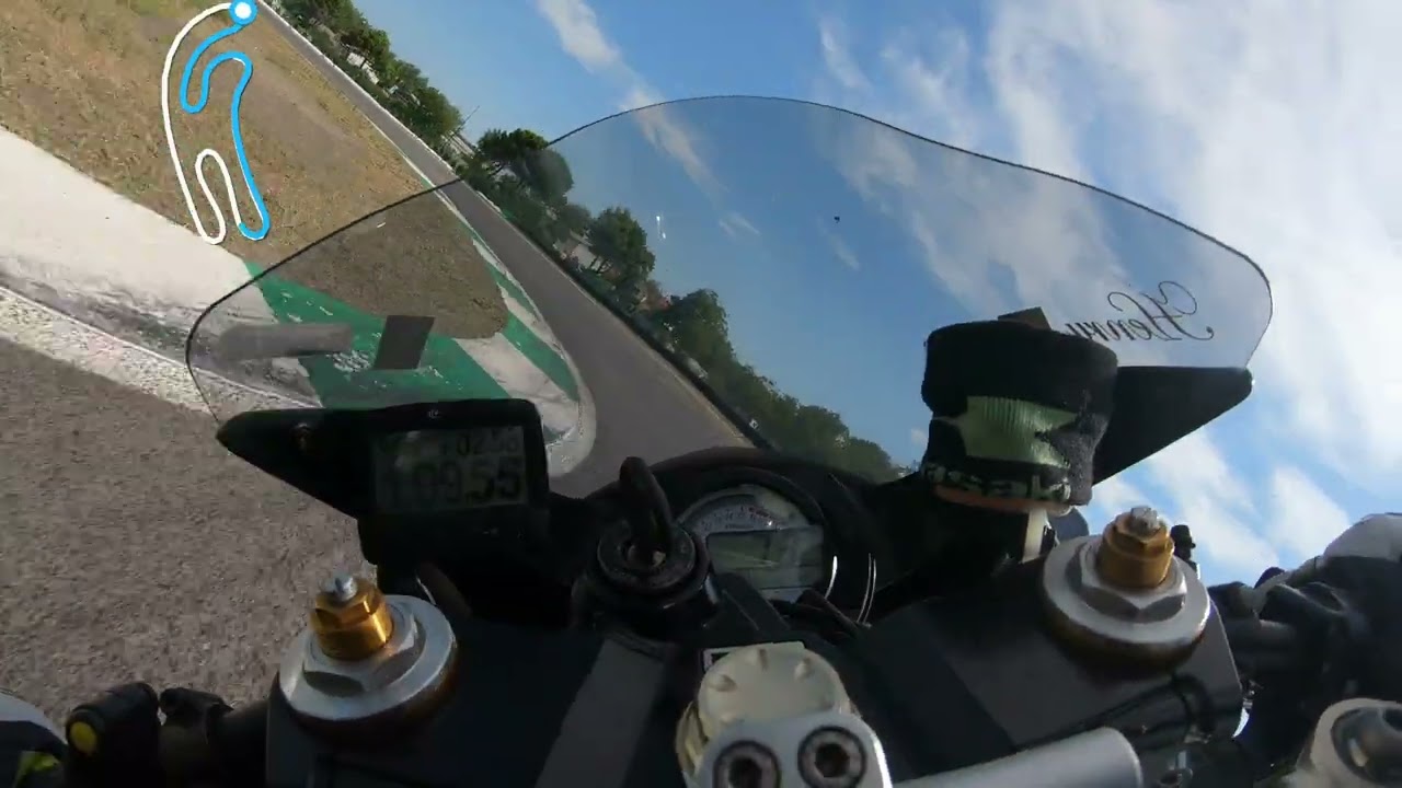 Circuito di Pomposa Autodromo on board Kawasaki Ninja 636 - 11.08.2022