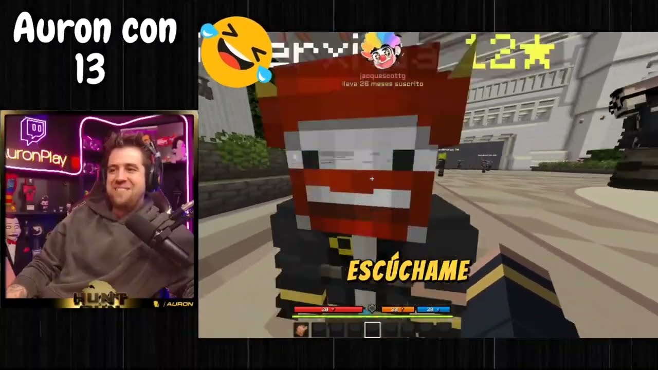 😂 Auron con sus PRIMEROS 13 puntos en HUNT & RUN 😂