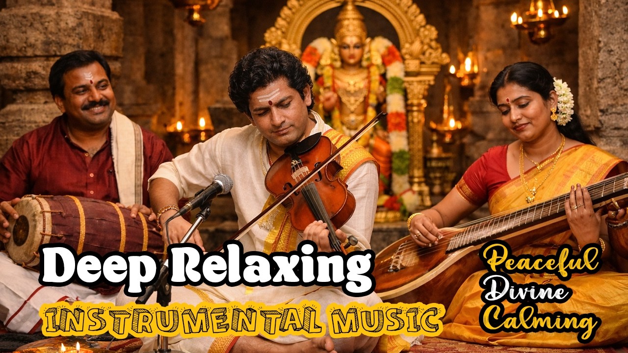 Tamil Devotional Instrumental | Violin Veenai Mirudhangam | Deep Relaxing Music | Matta Music Tamil