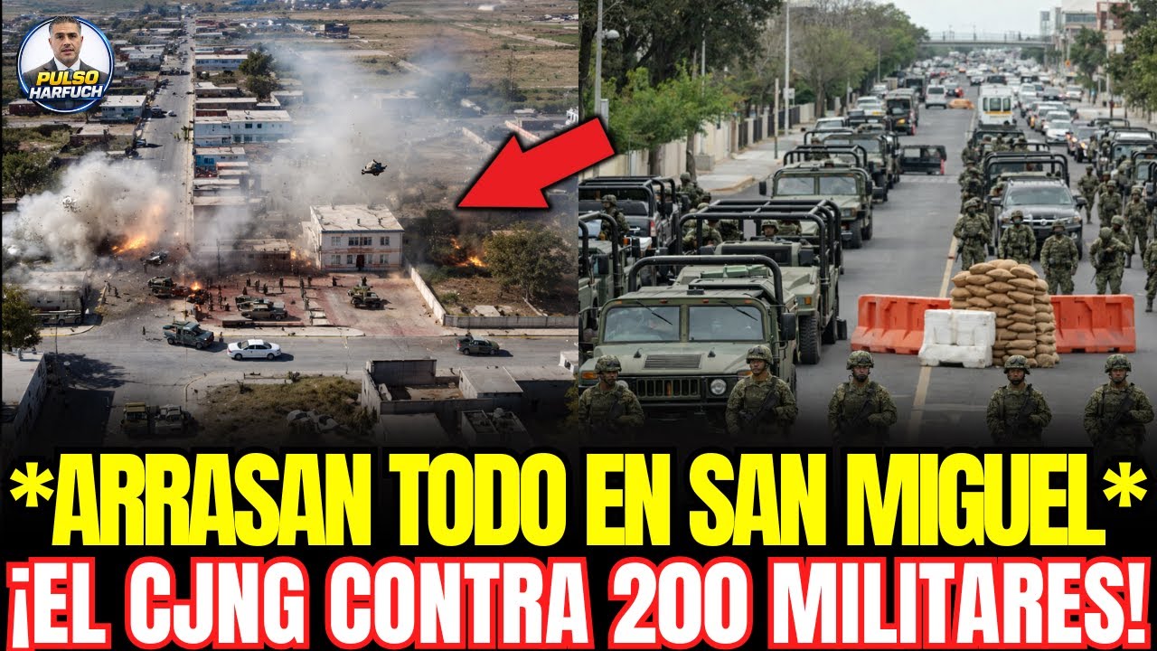 El CJNG ASALTA San Miguel el Alto… pero 200 MILITARES ya los estaban ESPERANDO | Emboscada total
