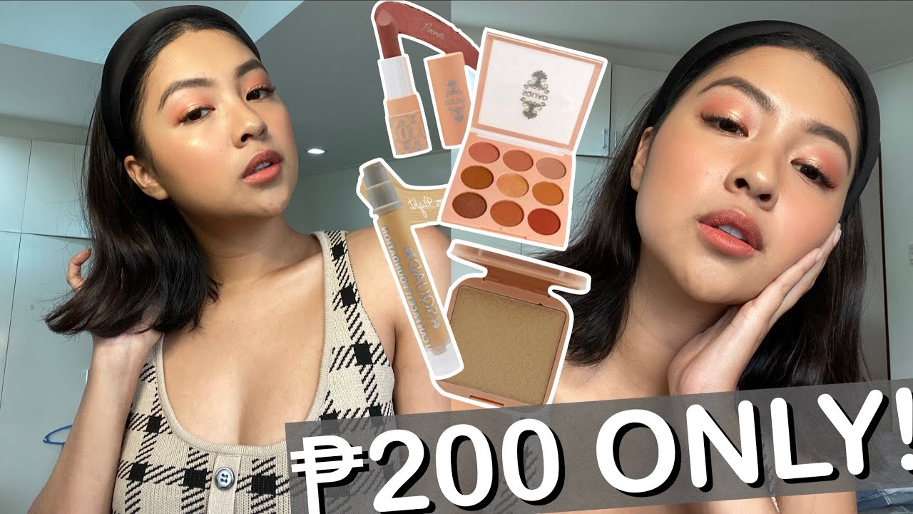 FULL FACE USING PRODUCTS UNDER ₱200!! SUPER WORTH IT!! | Rei Germar