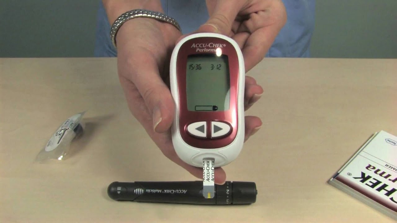 Glukometr Accu-Chek Performa - př&iacute;prava