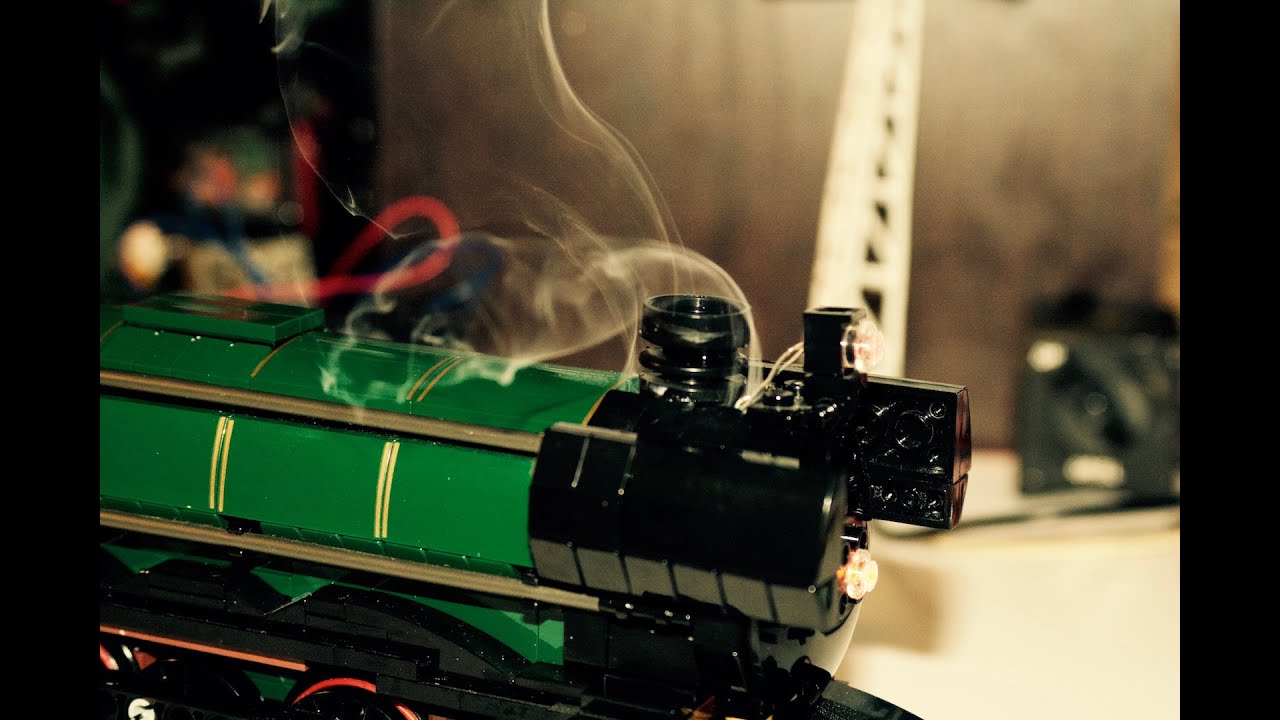 Most complete LEGO steam locomotive in the world (10194 Emerald Night)