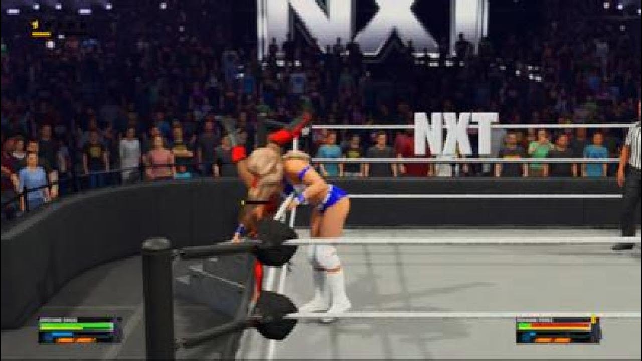 WWE 2K25 NXT JORDYNNE GRACE PUNCHES ROXANNE PEREZ IN THE MOUTH!!!!!!!!!