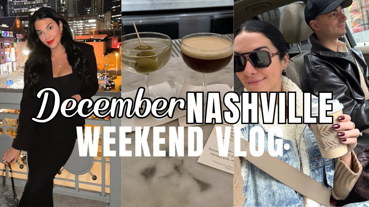 December in Nashville Weekend VLOG | Home Projects, New Decor, Christmas Movie, Packing for Vegas