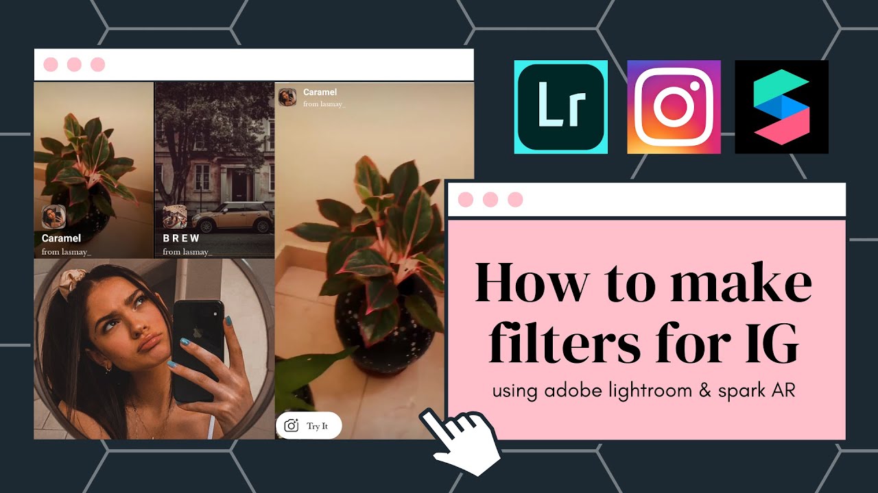 How to create IG filters // Lightroom & Spark AR tutorial // Aesthetic filters