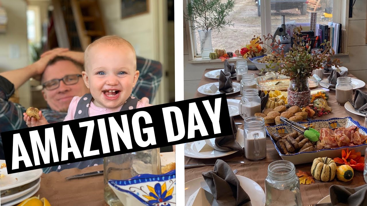 HOLIDAY BRUNCH for our large family // START TO FINISH! // Cook with me