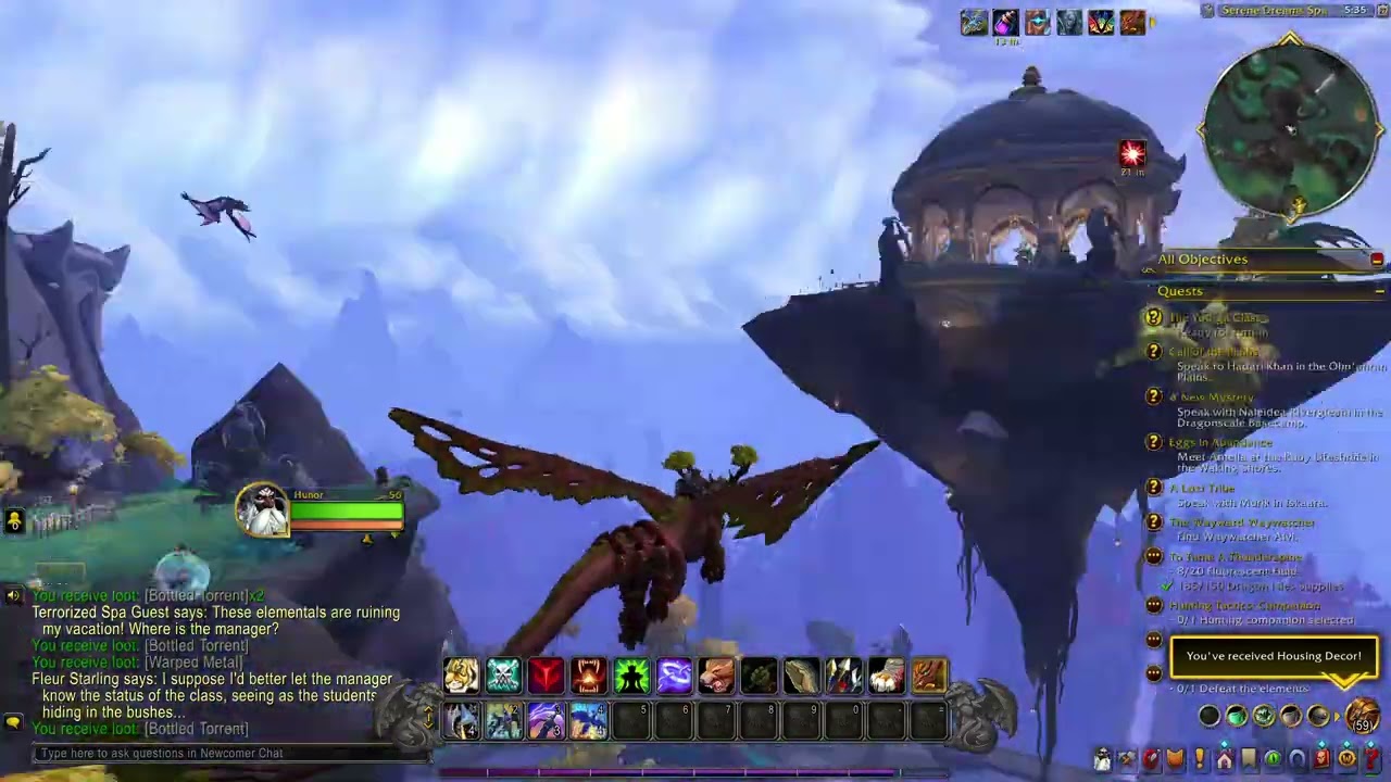 (WOW Lets Play No Commentary) World of Warcraft War Within, Dwarf Hunter, 17 min, Ep. 13, Part 2