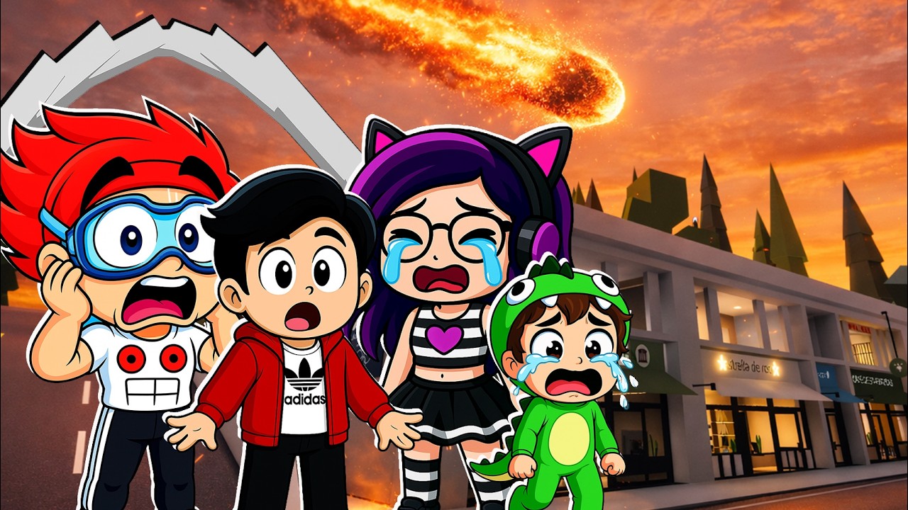 SOBREVIVIMOS AL METEORITO DE BROOKHAVEN CON MI FAMILIA | Kori Roblox