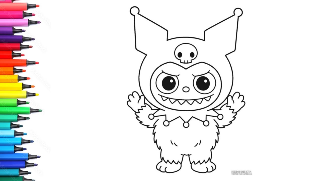 Labubu My Melody Drawing, Painting & Colouring for Kids and Toddlers_ Child Art | Labubu Doll 