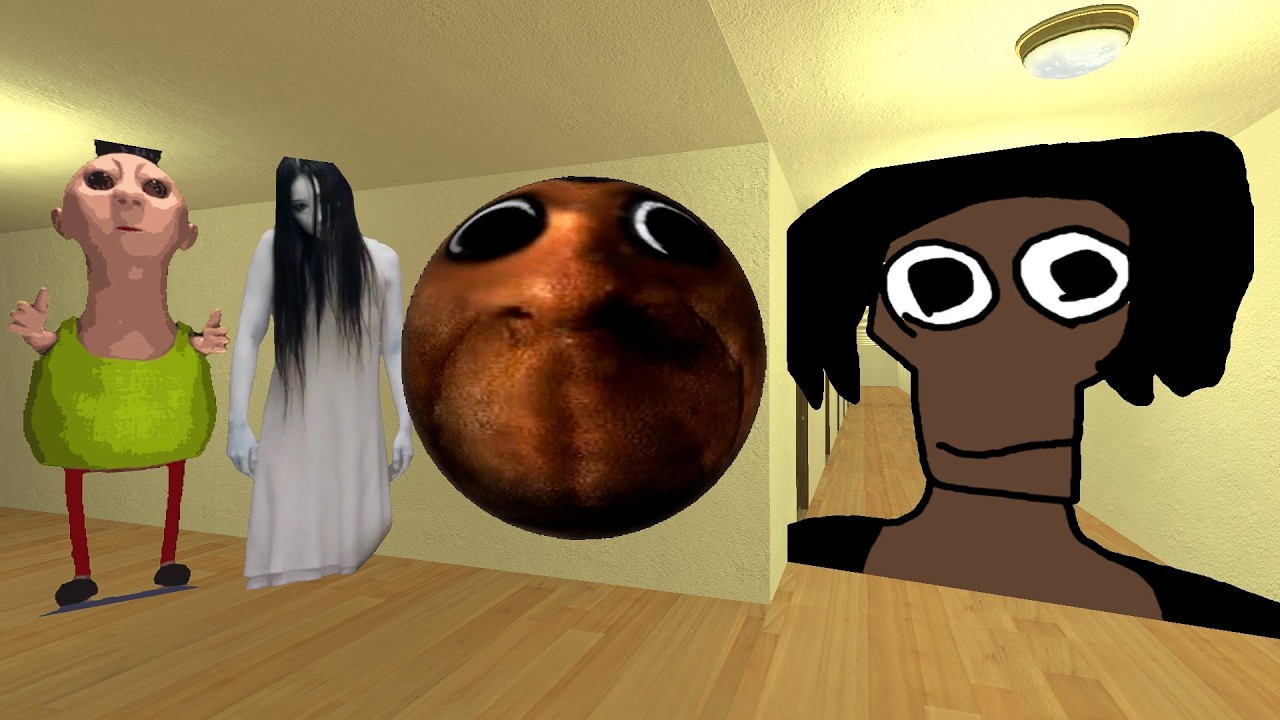 GMOD TOO MUCH NEXTBOTS CHASED NE ALL BOTS IN HOTEL ROOMS #gmod_#nextbots