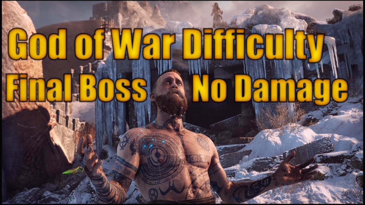 God of War 4 - Final Boss [God of War Difficulty] No Damage