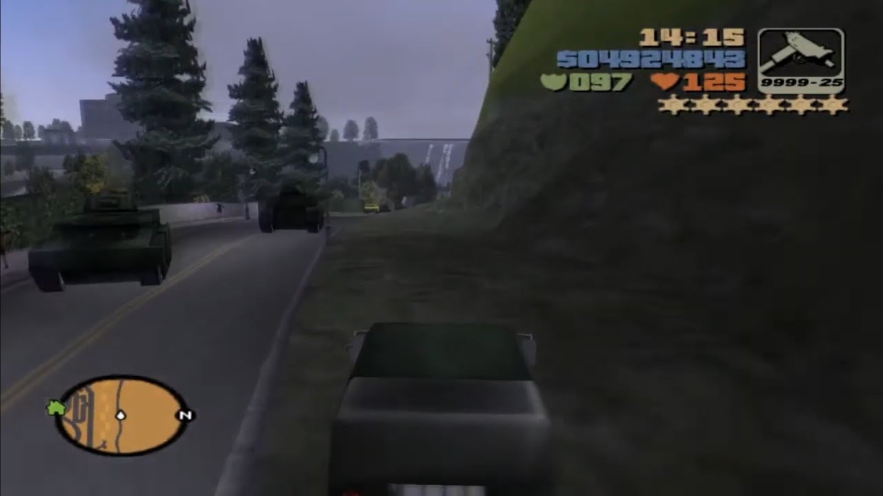 GTA III: 6 star chase (Part 3)