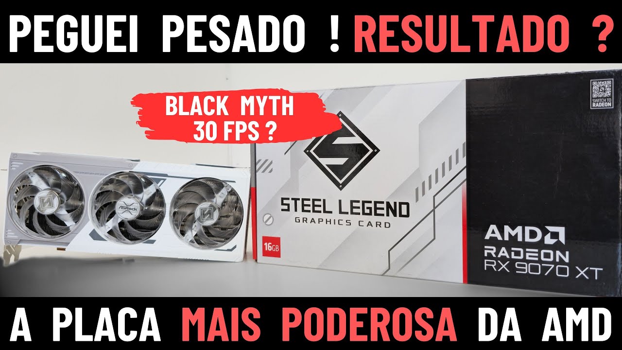 RX 9070 XT Realmente vale apena ? Review Completo da placa mais poderosa da AMD geração 9000