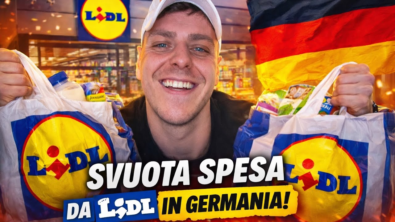 Svuota spesa italiano in Germania #svuotaspesa #viralvideo #italianiingermania #perte 