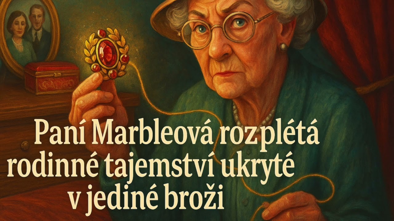 Audiokniha: Pan&iacute; Marbleov&aacute; rozpl&eacute;t&aacute; rodinn&eacute; tajemstv&iacute; ukryt&eacute; v jedin&eacute; broži