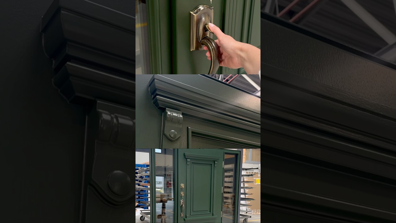 Green is the new black💚 #drzwi #doors #drzwidrewniane