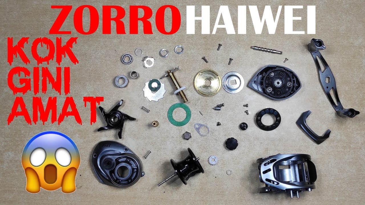 TERNYATA‼️BONGKAR REEL BC MURAH ZORRO HAIWEI BAITCASTING REEL #mancing #fishing #fish #reelpancing