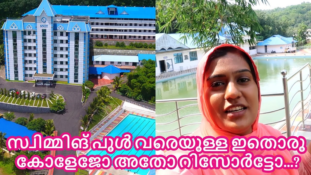 Is this a college or a resort with a swimming pool?... SNIT Adoor