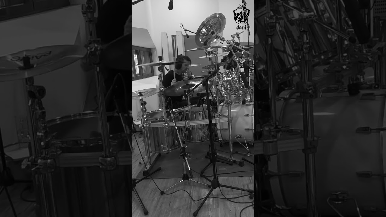 Hard Work Drum Recording for the New Album 🎃
