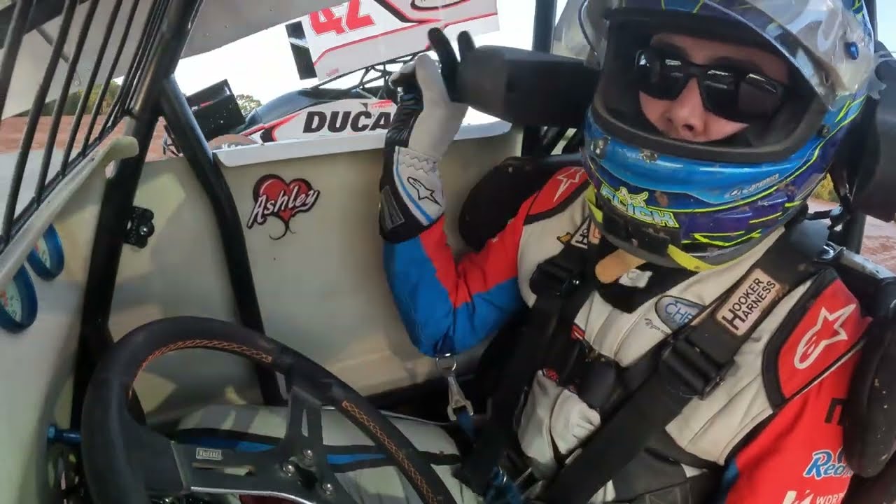 AJ Flick's 2024 Western PA Speedweek Heat Race At Lernerville Speedway